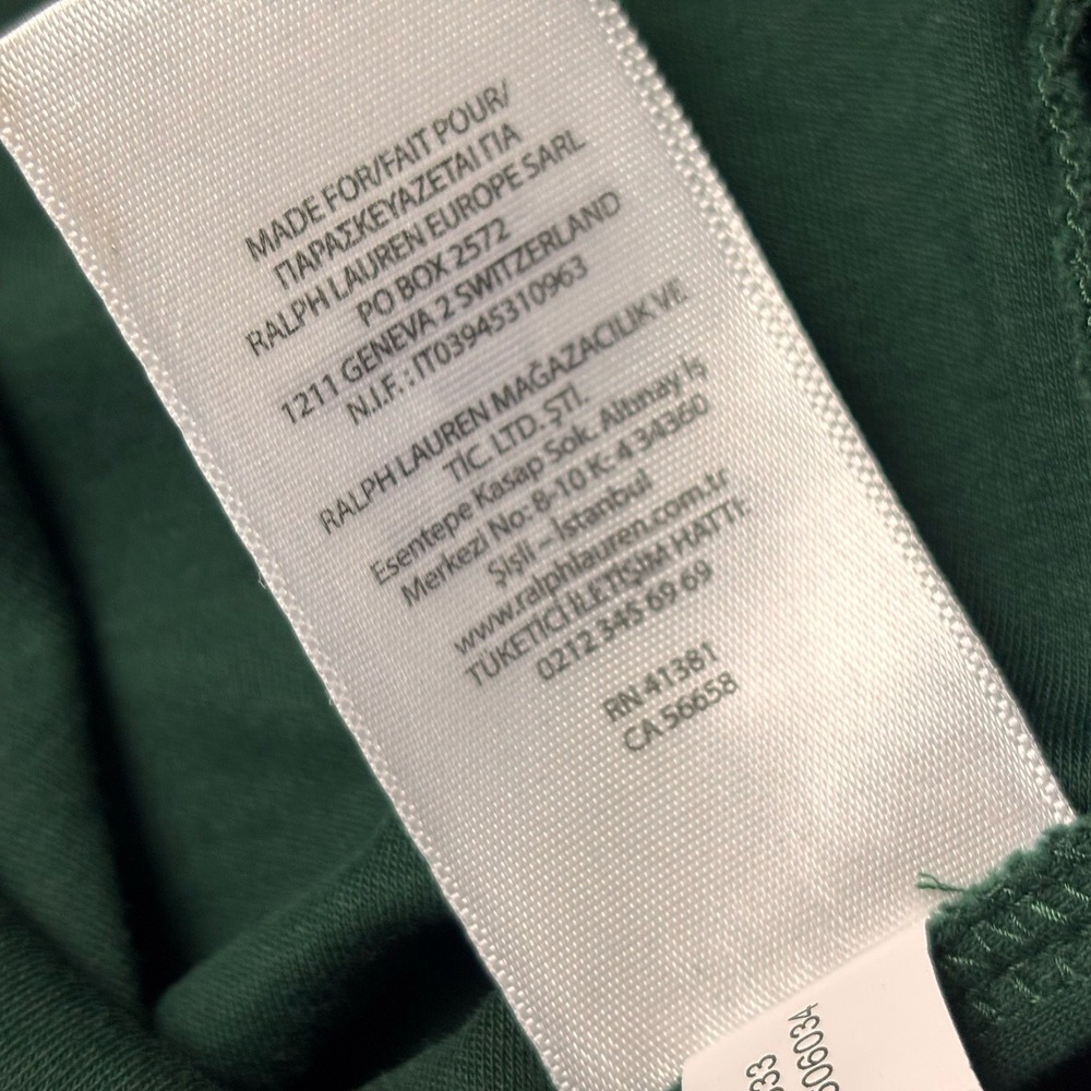 Polo Ralph Lauren Men's XL Hunter Green Classic Fit Soft Cotton Flesh Pony Polo - Picture 9 of 11
